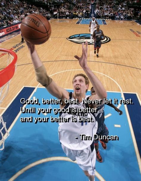 Great Basketball Quote by Tim Duncan | Basketball quotes inspirational ...