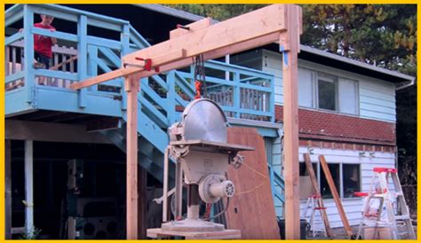 Build A Wooden Gantry Crane! - BRILLIANT DIY