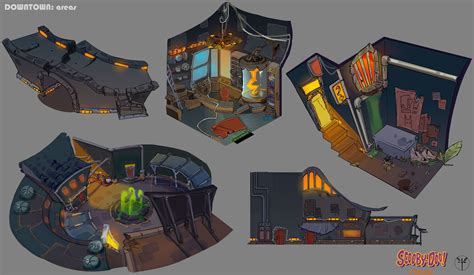 ArtStation - Scooby-Doo: Space Age/ Environment/item Sketches, Anailis D | Concept art, Sketches ...