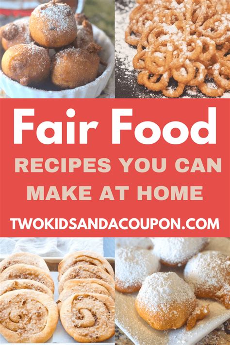 Fair Food Recipes You Can Make at Home | Two Kids and a Coupon