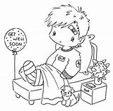 Get Well Coloring Sheets Pages sketch template