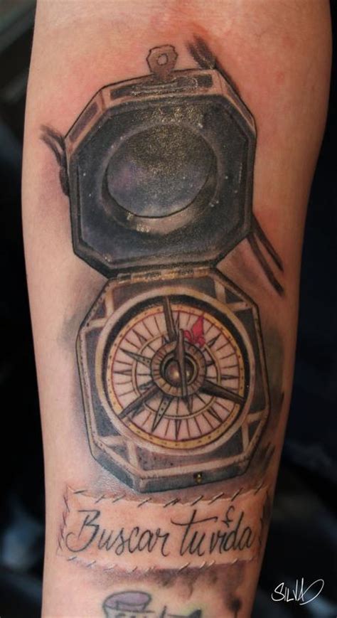 Captain Jack Sparrow Compass Tattoo by Marvin Silva: TattooNOW