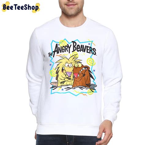 90s Vintage Angry Beavers Characters Trending Unisex T-Shirt - Beeteeshop