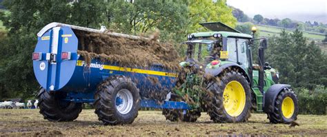 MS1000 Muck Spreader Fleming Agri Rotary Side Discharge Spreader