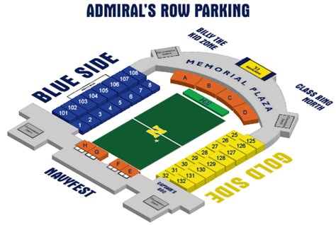 Navy Sports Online Ticket Office | Online Ticket Office | Seating Charts