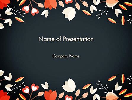 Floral Border Presentation Template for PowerPoint and Keynote | PPT Star