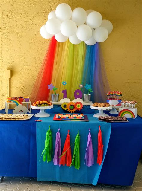 rainbow candy bar | Rainbow candy bars, Colorful candy buffet, Rainbow candy