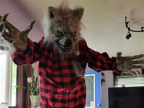 5-Foot Werewolf Animatronic w/ LED Eyes Only $49.99 Shipped | Touch ...