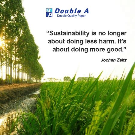 8 Quotes About Sustainability that Inspire Us to Grow - Double A Paper Supplier