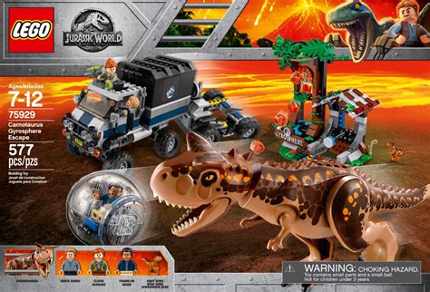 Best Buy: LEGO Jurassic World Carnotaurus Gyrosphere Escape 75929 6212616