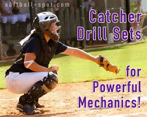 Catcher Drill Sets for Powerful Mechanics! - Softball Spot