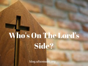 Who’s on the Lord’s side? – Grace and Truth