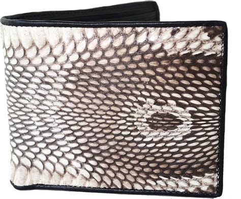 Authentic Snake Skin Men's Bifold Hood Cobra Skin Wallet: Amazon.co.uk ...