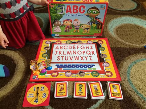 Thoughts of Fluff: Super Why! ABC Letter Game (review)