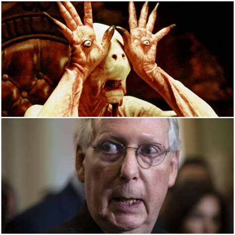 Mitch Mcconnell Pan's Labyrinth - Mitch McConnell or the Pale Man-Pass it on - Drawception ...