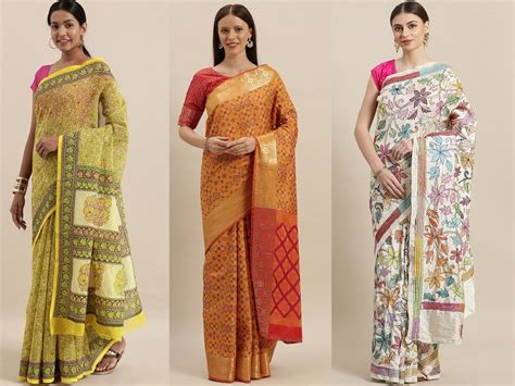 15 Beautiful Kantha Work Saree Designs With Images