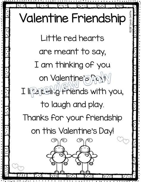 5 Valentine's Day Poems for Kids | Valentines songs for kids, Kids ...