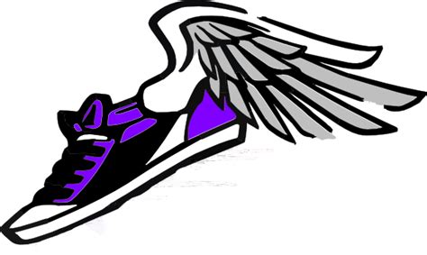 Running Shoe With Wings Clip Art at Clker.com - vector clip art online, royalty free & public domain