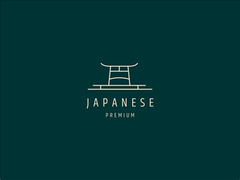 Japanese Logo Design Graphic by hamberkah46 · Creative Fabrica