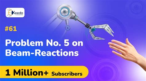 Beam Reactions Example 5 - Engineering mechanics - YouTube