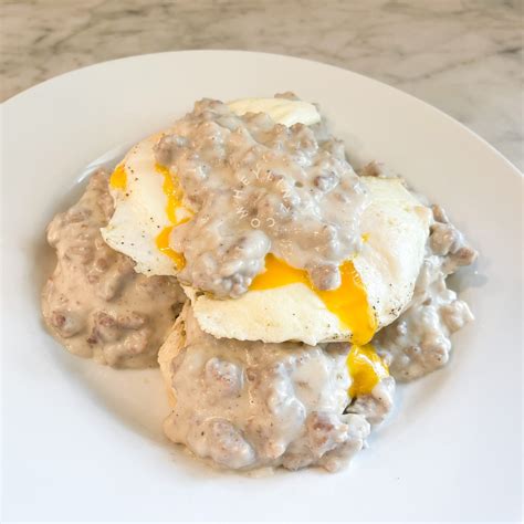 The Best Southern Biscuits and Gravy Recipe Ever | Hey Linz