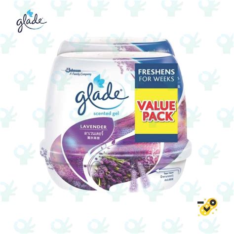 Ofiskita | SC Johnson Glade Ocean Escape/Lavender/Fresh Lemon Scented Gel 2 Packs X 180G