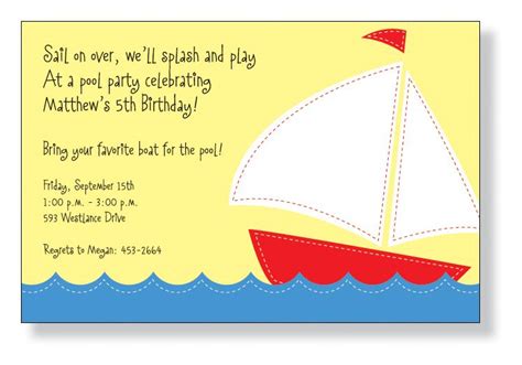 Colin first birthday ideas | Nautical invitations, Boat birthday parties, Birthday invitations kids