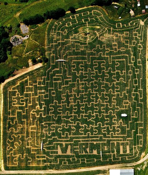 Get Lost In Vermont's Largest Corn Maze This Fall