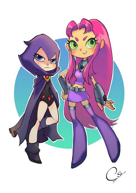 Starfire and Raven - starfire and raven fan club Fan Art (40388784) - Fanpop