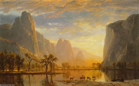 Valley of the Yosemite | Framed art prints, Mountain paintings, Hudson river school