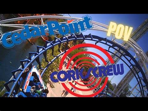 Corkscrew Roller Coaster On-Ride POV Ride & Review Cedar Point Sandusky ...