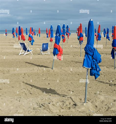 Deauville beach in Normandy, France Stock Photo - Alamy