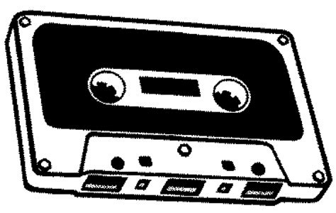 simple cassette tape tattoo - Clip Art Library