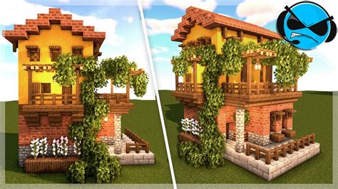 Minecraft: How to Build a Spanish House | Simple Survival House Tutorial - YouTube