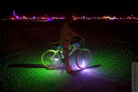 Burning Man 2012 - Bike lights