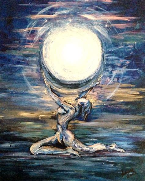 Moon Goddess Painting by Karen Ferrand Carroll - Fine Art America