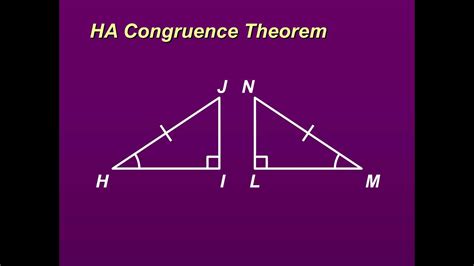 Theorems For Congruent Triangles