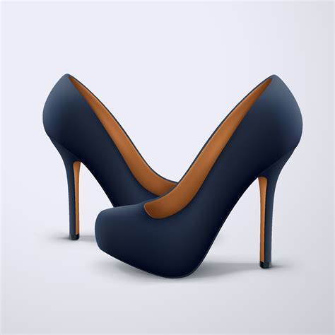 woman pair of stylish shoes side view 26058351 Vector Art at Vecteezy