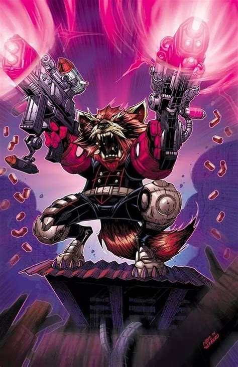 Rocket Racoon by Oliver Nome, colours by Luis Guerrero Marvel Comics ...