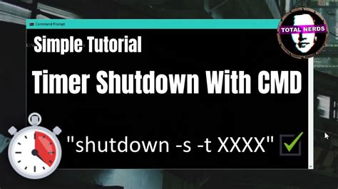 How to Shutdown Windows 10 After Timer With Command Prompt - CMD Timer Shutdown Tutorial 2021 ...