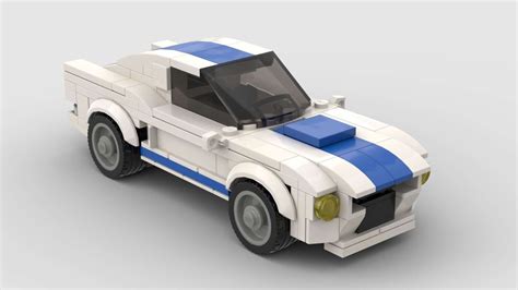 LEGO MOC 1967 Ford Shelby GT350 Mustang by Thefrankster | Rebrickable - Build with LEGO