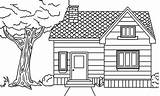 Free Coloring Page Of House On Stilts sketch template
