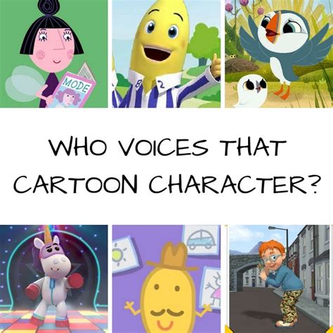 Who voices that cartoon character? - Gift Grapevine