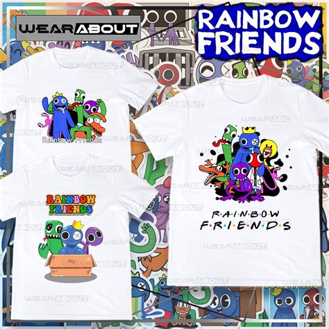 Rainbow friends shirt I Rainbow Friends Tshirt I rainbow friends roblox ...