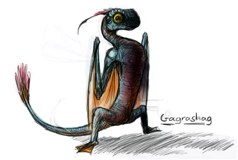 Winged Lizard by Gagrashag on DeviantArt