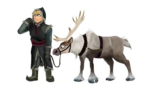 Kristoff and Sven by BlibaBlob on DeviantArt