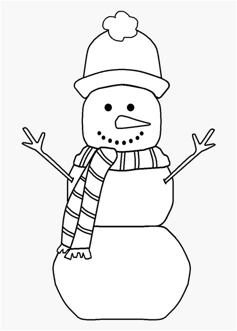 Snowman Black And White , Free Transparent Clipart - ClipartKey