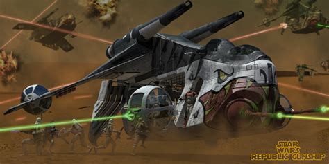 Republic Gunship by simjoy on DeviantArt