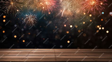 Premium AI Image | New Year 2024 Fireworks Celebration