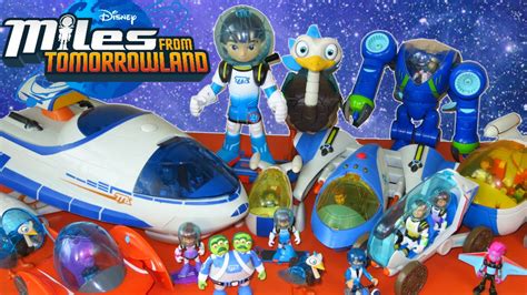 GIANT COLLECTION OF MILES FROM TOMORROWLAND TOYS DISNEY JUNIOR EXOFLEX STARJETTER - YouTube